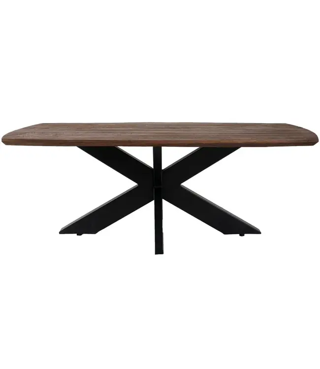 Home67 Eettafel Felix – Espresso Mangohout – 190 x 90 cm