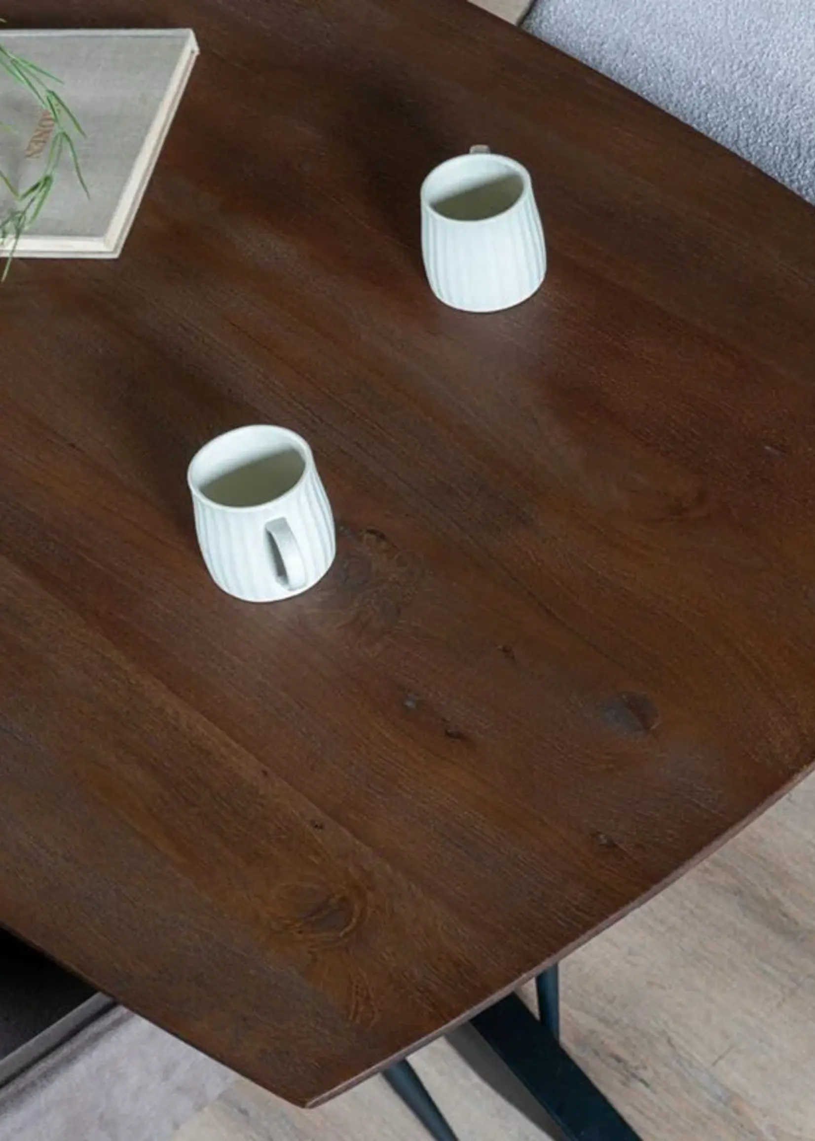 Home67 Eettafel Felix – Espresso Mangohout – 190 x 90 cm