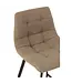 J-line  J-Line Barstoel Stephane Textiel/Metaal Beige ( per 2)