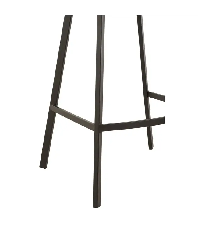 J-line  J-Line Barstoel Stephane Textiel/Metaal Beige ( per 2)