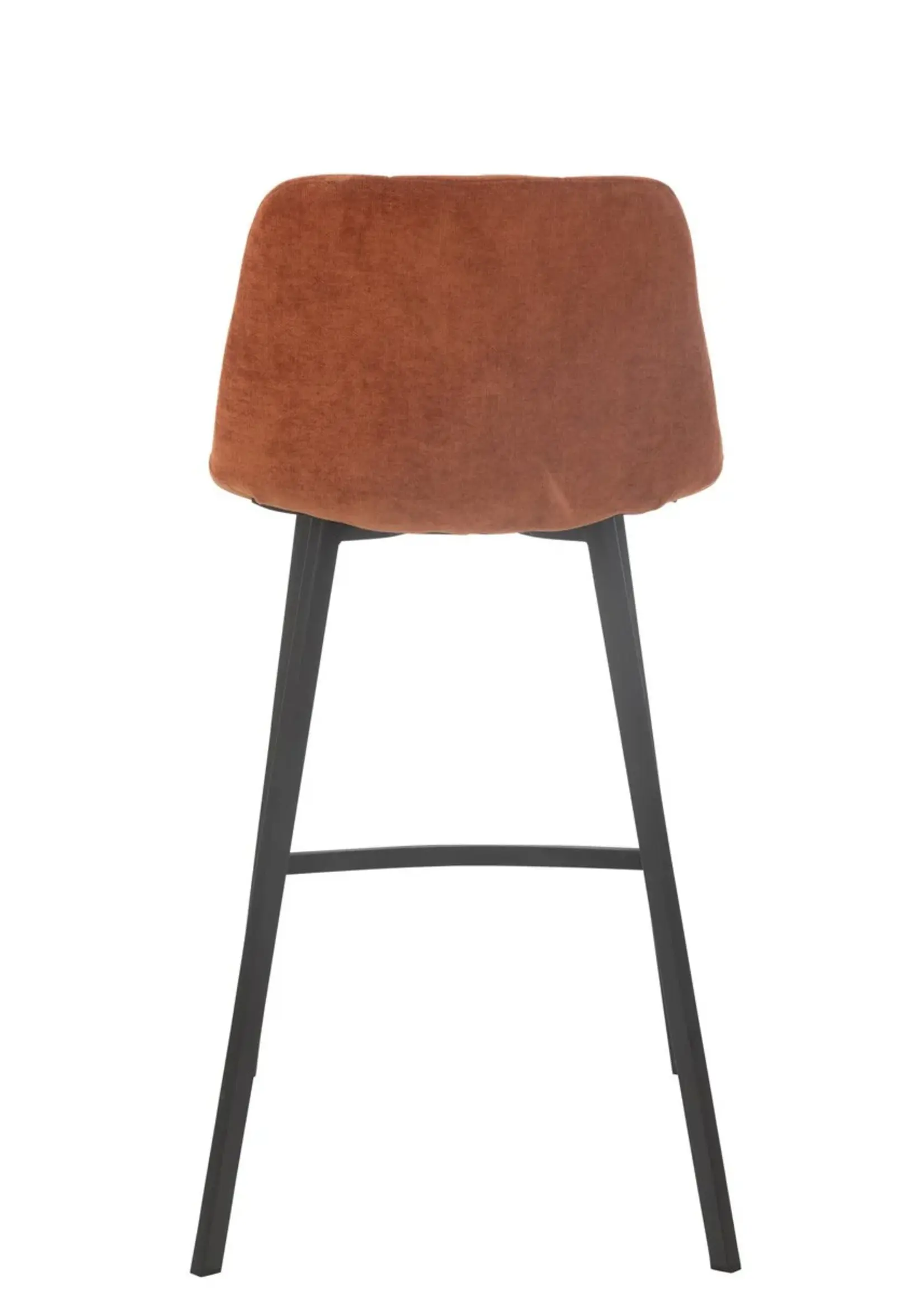 J-line  Barstoel Kent Metaal/Polyester Roest (per 2 )