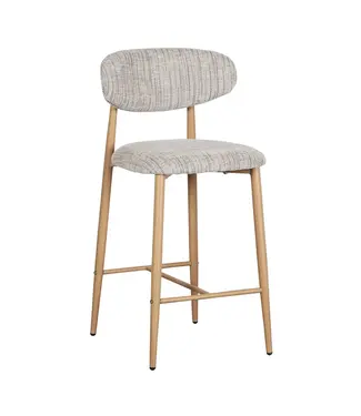 Pole to Pole Japandi keukenbar stoel Okura (set van 2)