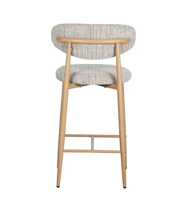 Pole to Pole Japandi keukenbar stoel Okura (set van 2)