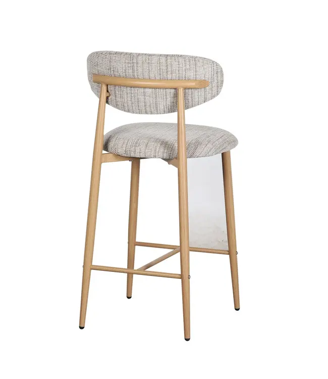 Pole to Pole Japandi keukenbar stoel Okura (set van 2)