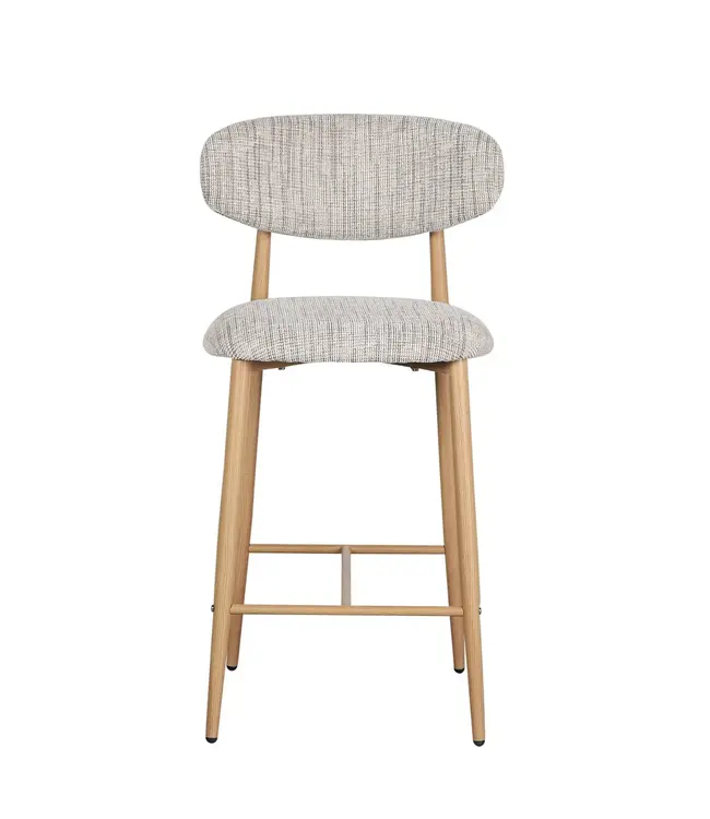 Pole to Pole Japandi keukenbar stoel Okura (set van 2)