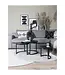 Home67 Salontafel Set van 3 – Industriële Salontafelset Erjan – Zwart blad