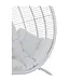 J-line  hangstoel Rond - staal - wit