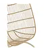 J-line  Hangstoel Egga Metaal/Koord Beige