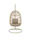 J-line  Hangstoel Egga Metaal/Koord Beige