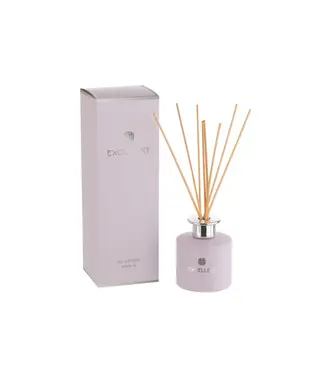 J-line  geurstokjes Excellent - Siberia Fir - glas - paars