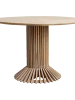 Raw materials Eiffel teakhouten eettafel rond