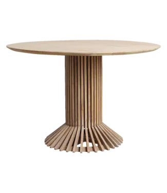 Raw materials Eiffel teakhouten eettafel rond