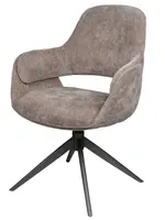 Home67 Eetkamerstoel Jill - Taupe 170