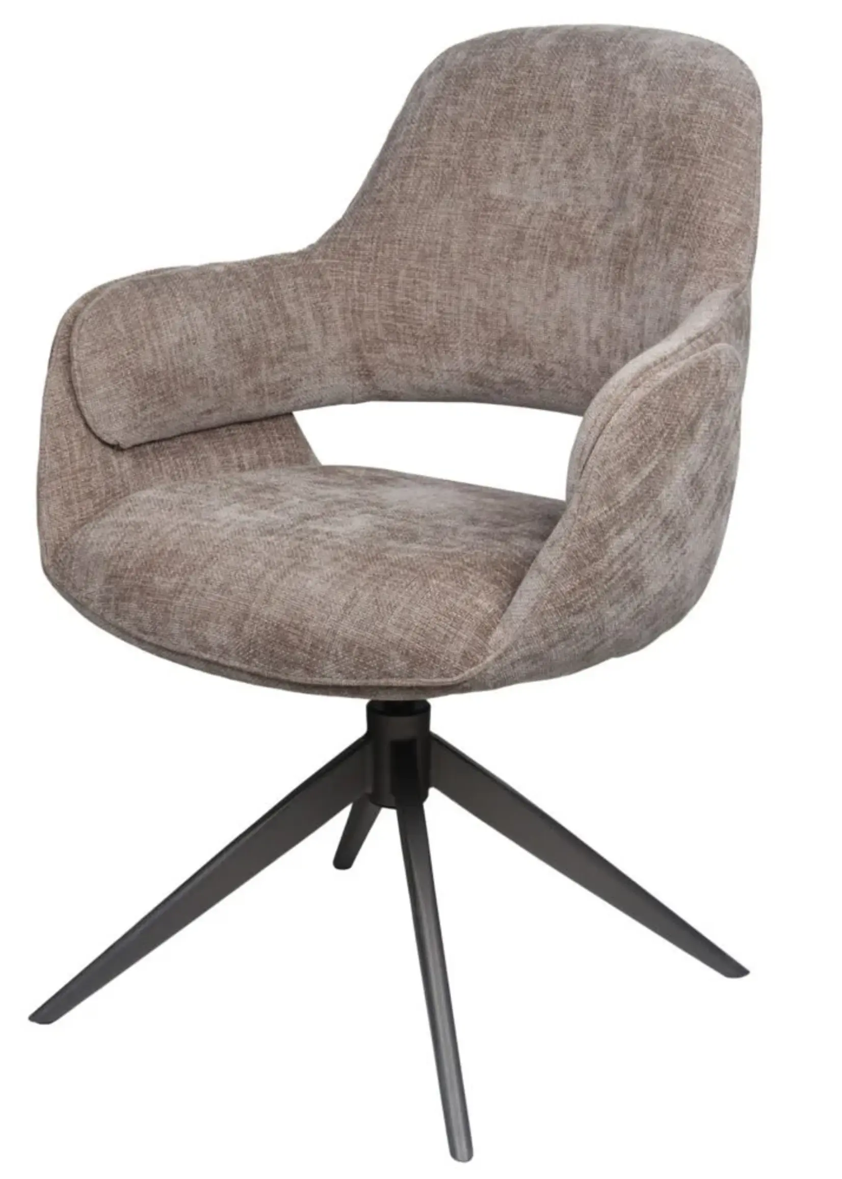 Home67 Eetkamerstoel Jill - Taupe 170