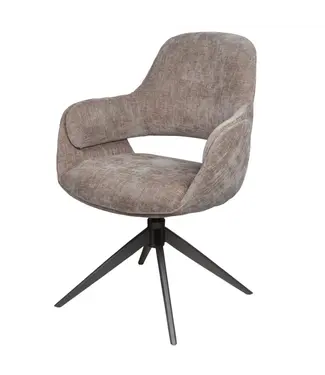 Home67 Eetkamerstoel Jill - Taupe 170