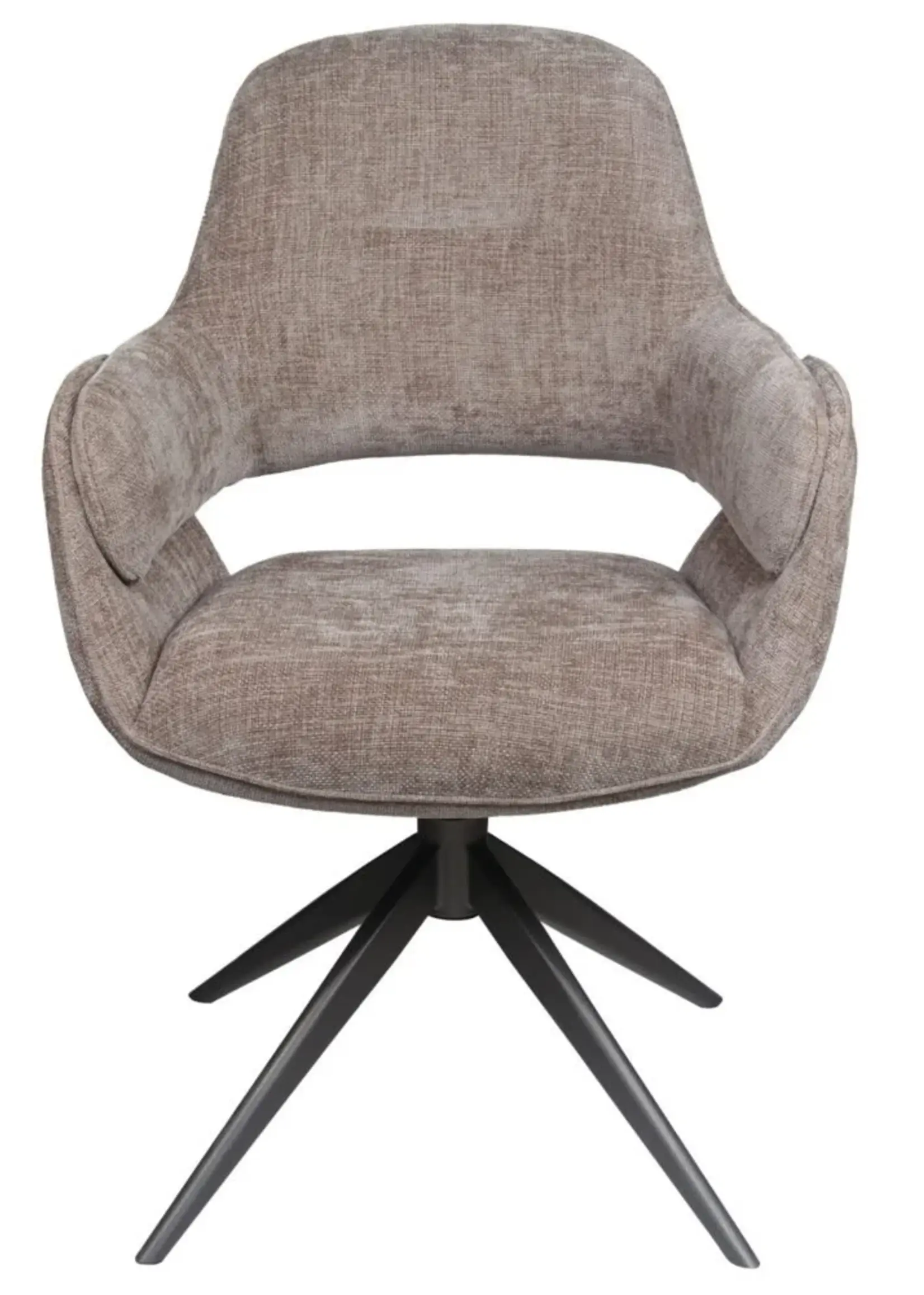 Home67 Eetkamerstoel Jill - Taupe 170