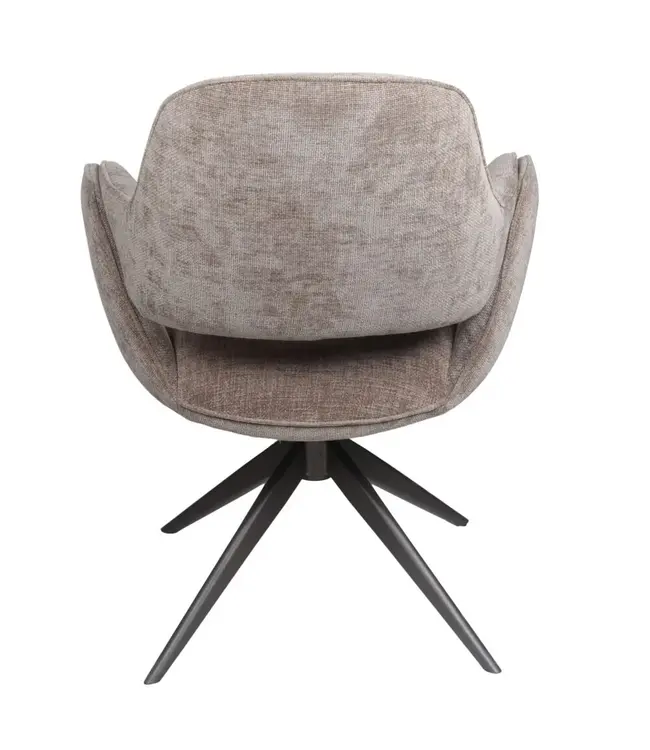 Home67 Eetkamerstoel Jill - Taupe 170