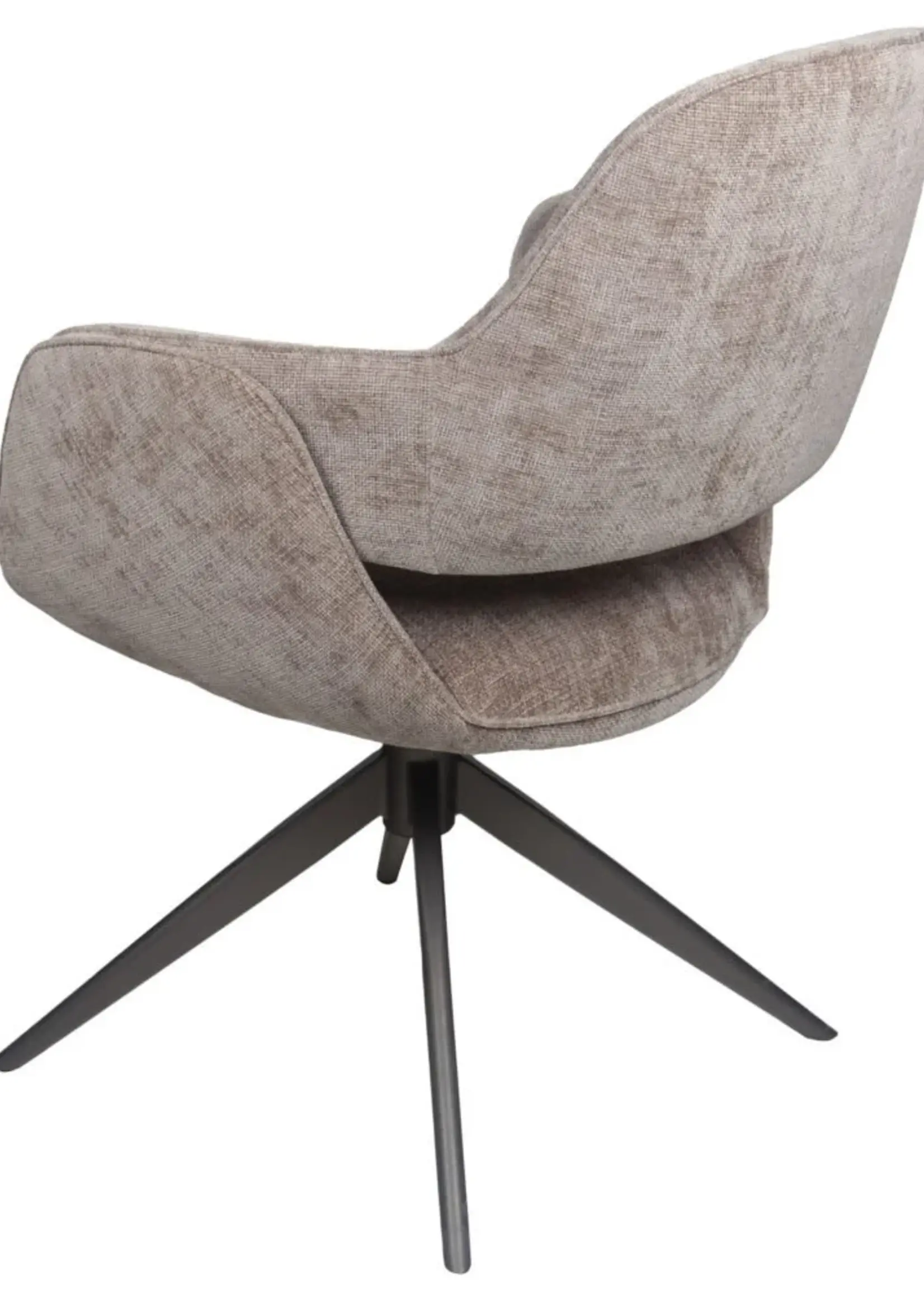 Home67 Eetkamerstoel Jill - Taupe 170