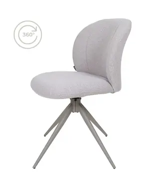 Home67 Eetkamerstoel Cosmo – Bouclé – Naturel