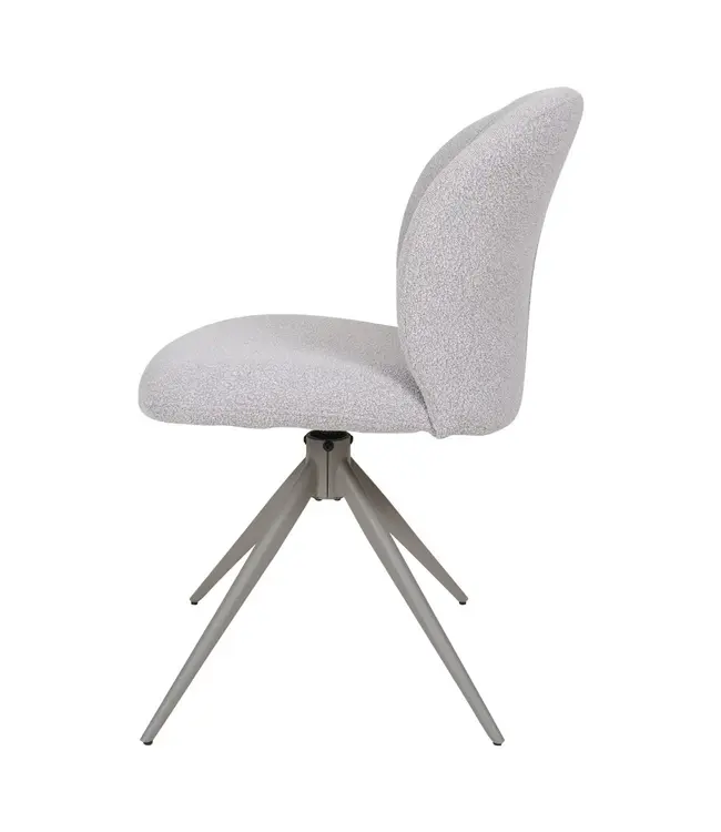 Home67 Eetkamerstoel Cosmo – Bouclé – Naturel