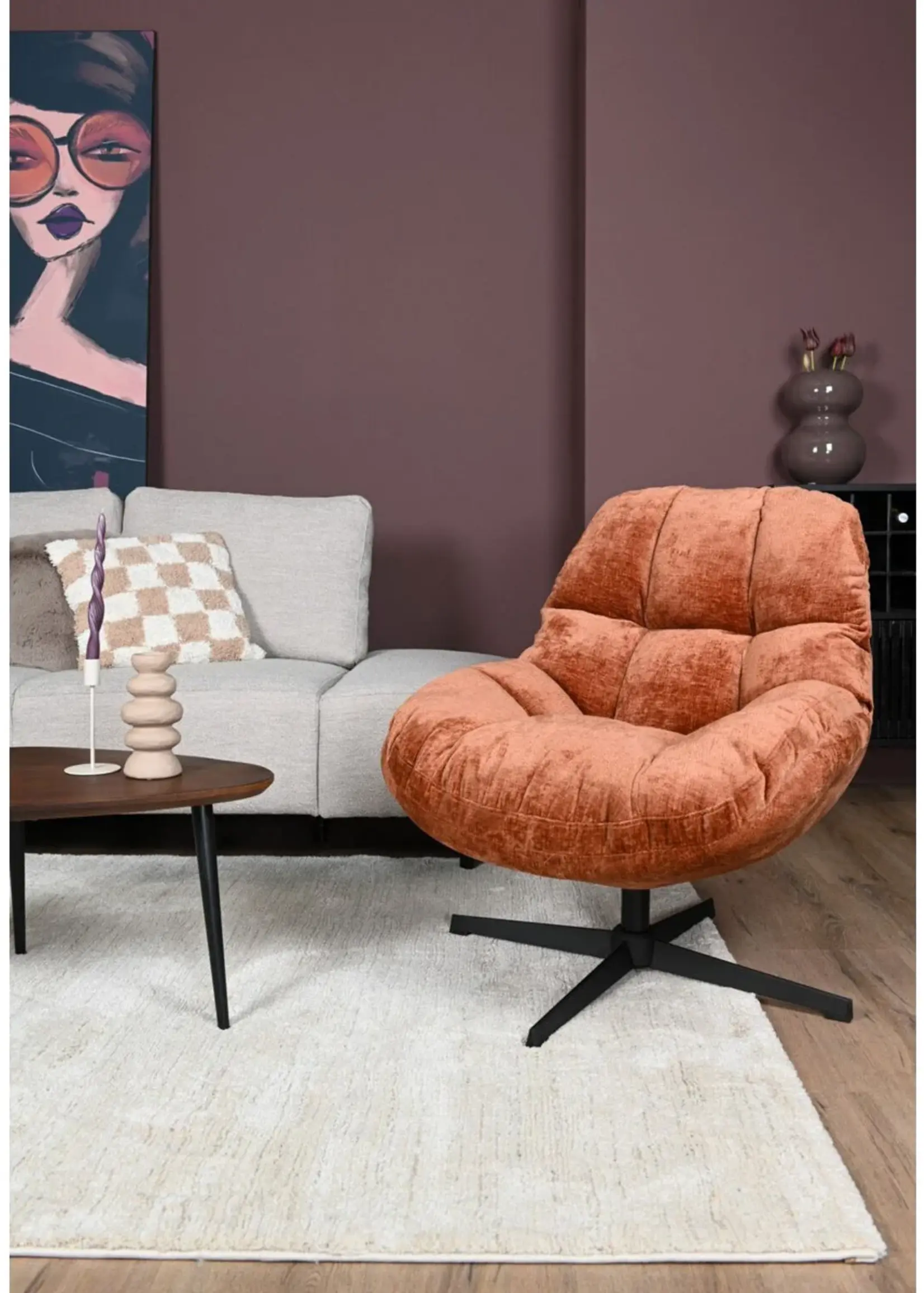 Veer carpets Fauteuil Charlie Terra