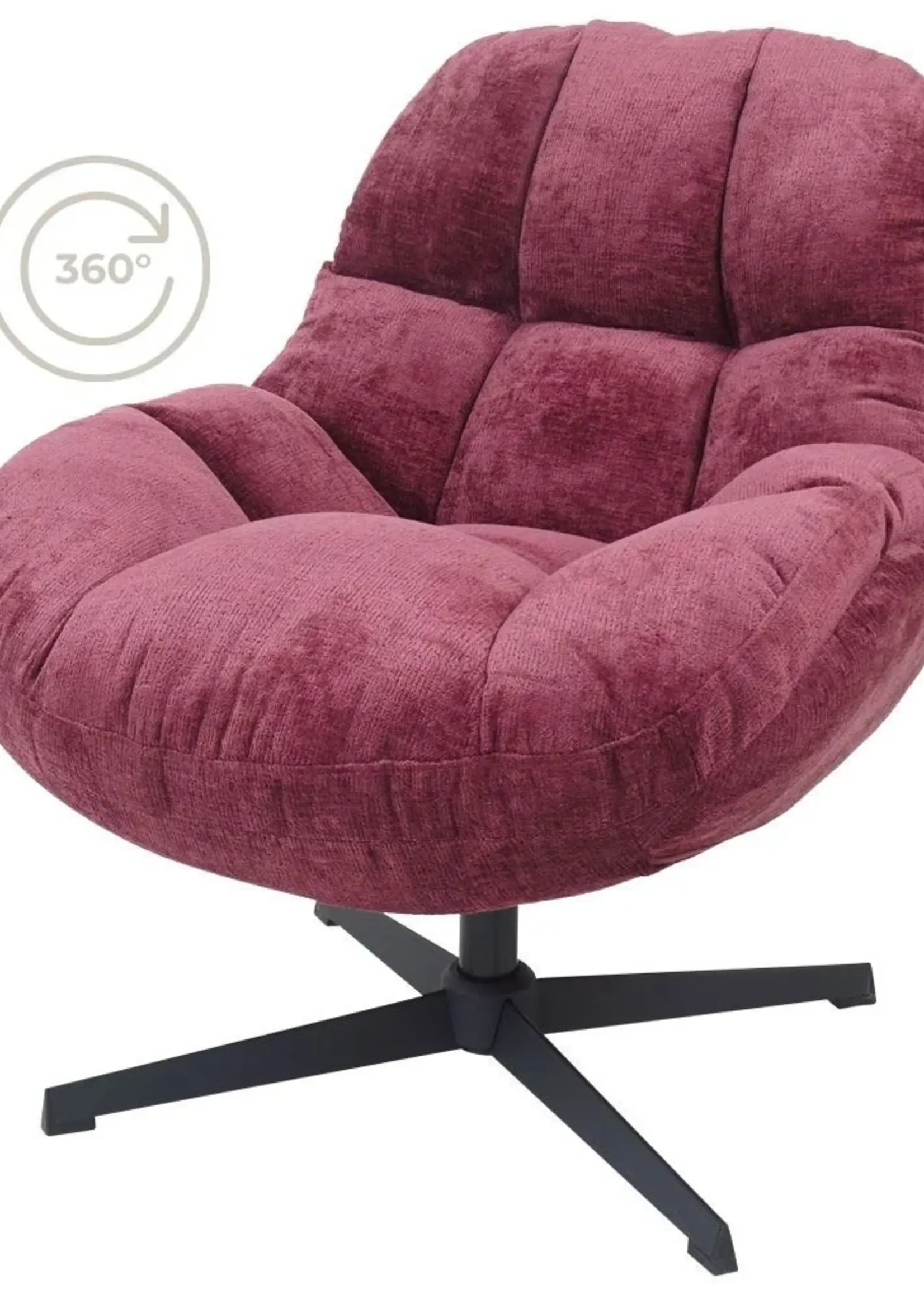 Veer carpets Fauteuil Charlie Bordeaux