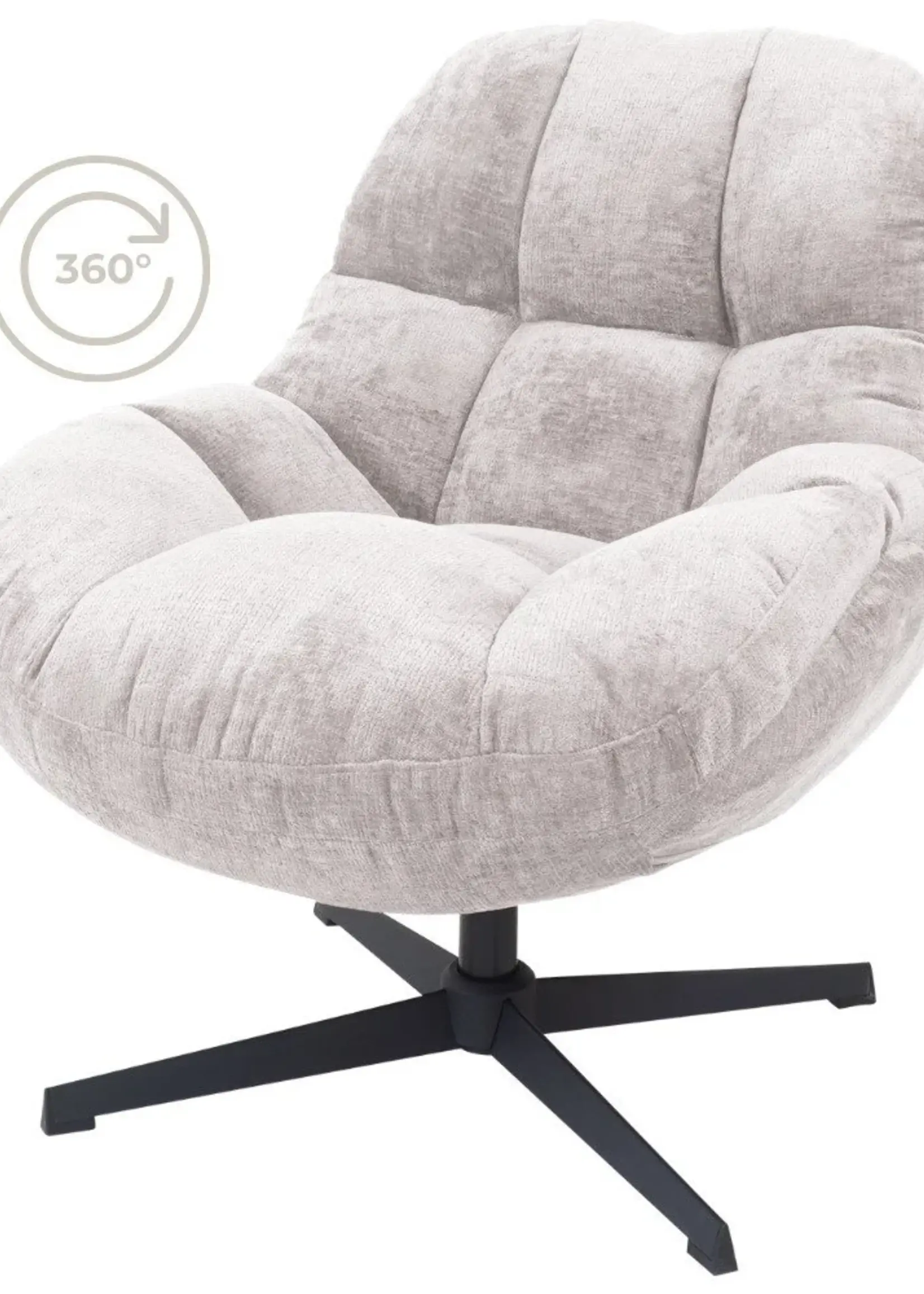 Veer carpets Fauteuil Charlie Taupe
