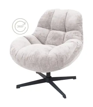 Veer carpets Fauteuil Charlie Taupe