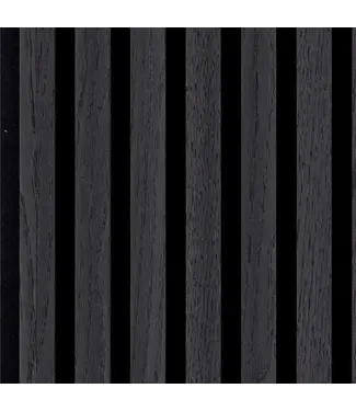 Silentlines Silentlines lattenwand zwart eiken