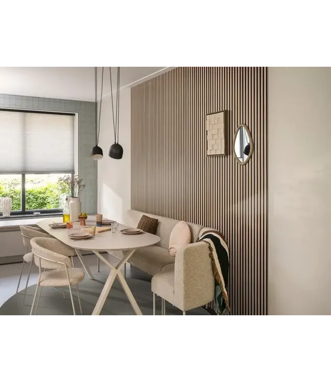 Silentlines Silentlines lattenwand licht eiken