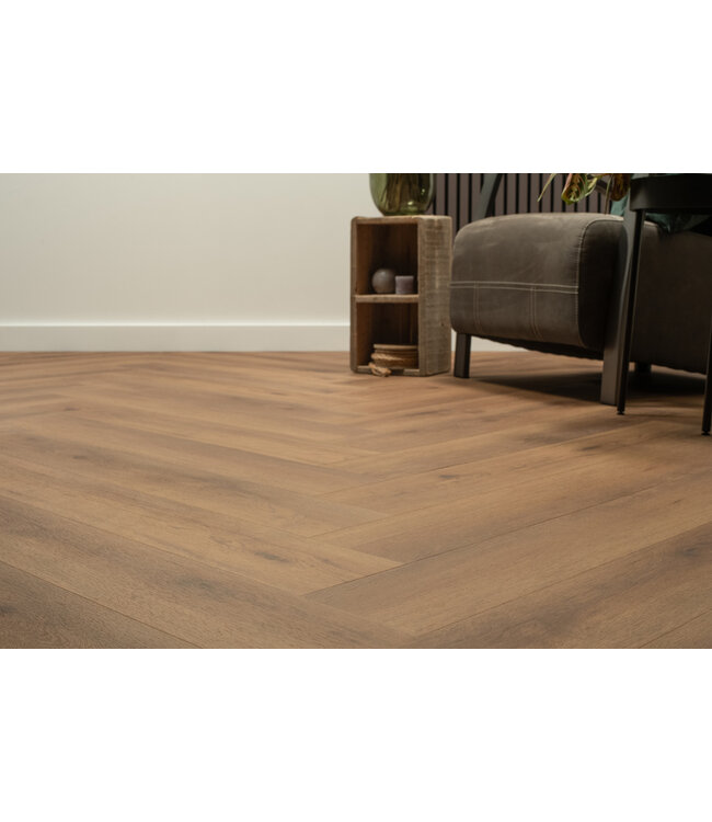 Floer floer-walvisgraat-pvc-narwal-nootbruin