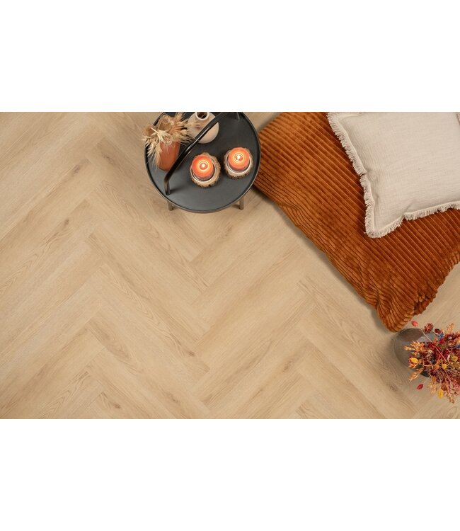 Floer Floer Visgraat PVC – Natuur Eiken
