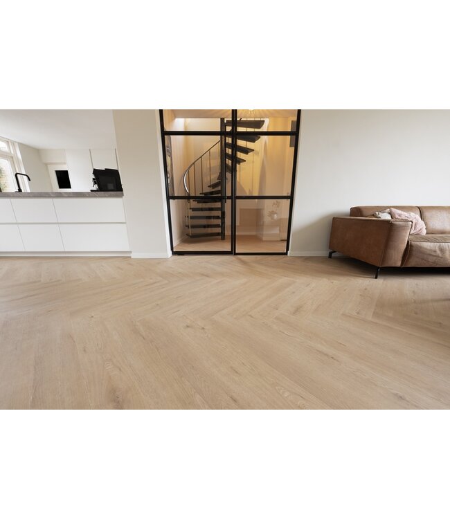 Floer floer-walvisgraat-plak-pvc-gaia-grijsbeige