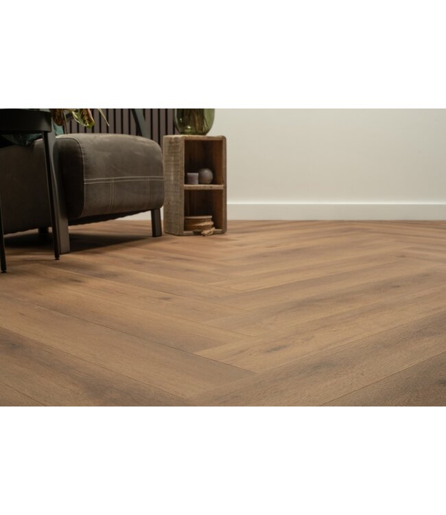 Floer floer-walvisgraat-click-pvc-narwal-nootbruin