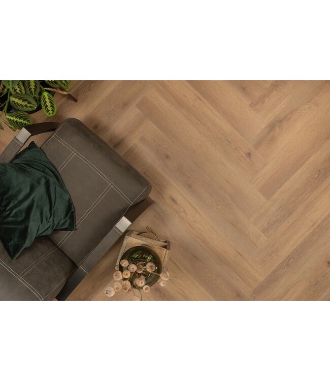 Floer floer-walvisgraat-click-pvc-narwal-nootbruin