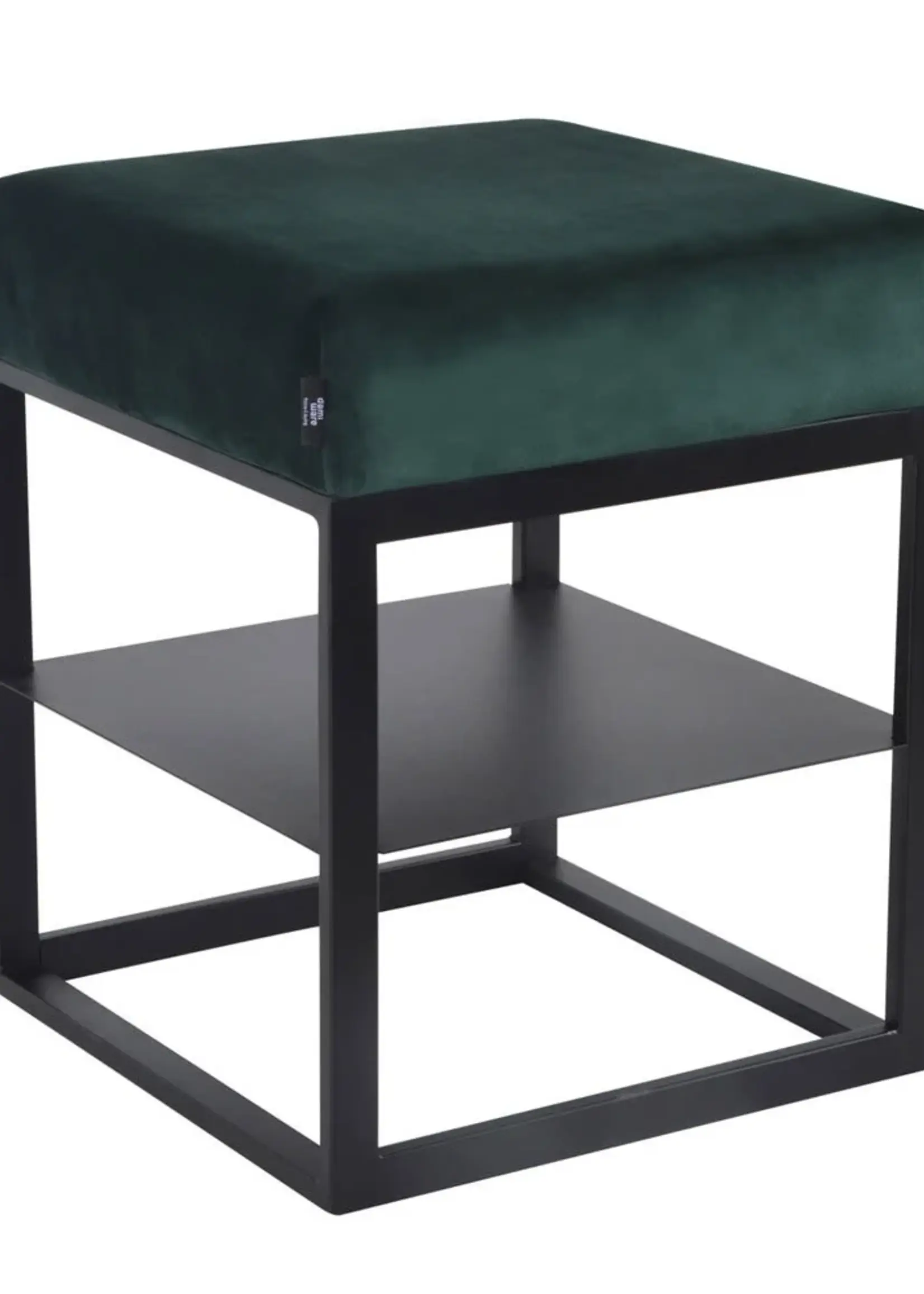 Dami iving Neventafel met de nachtkastje Velvet Otto - Velvet donkergroen