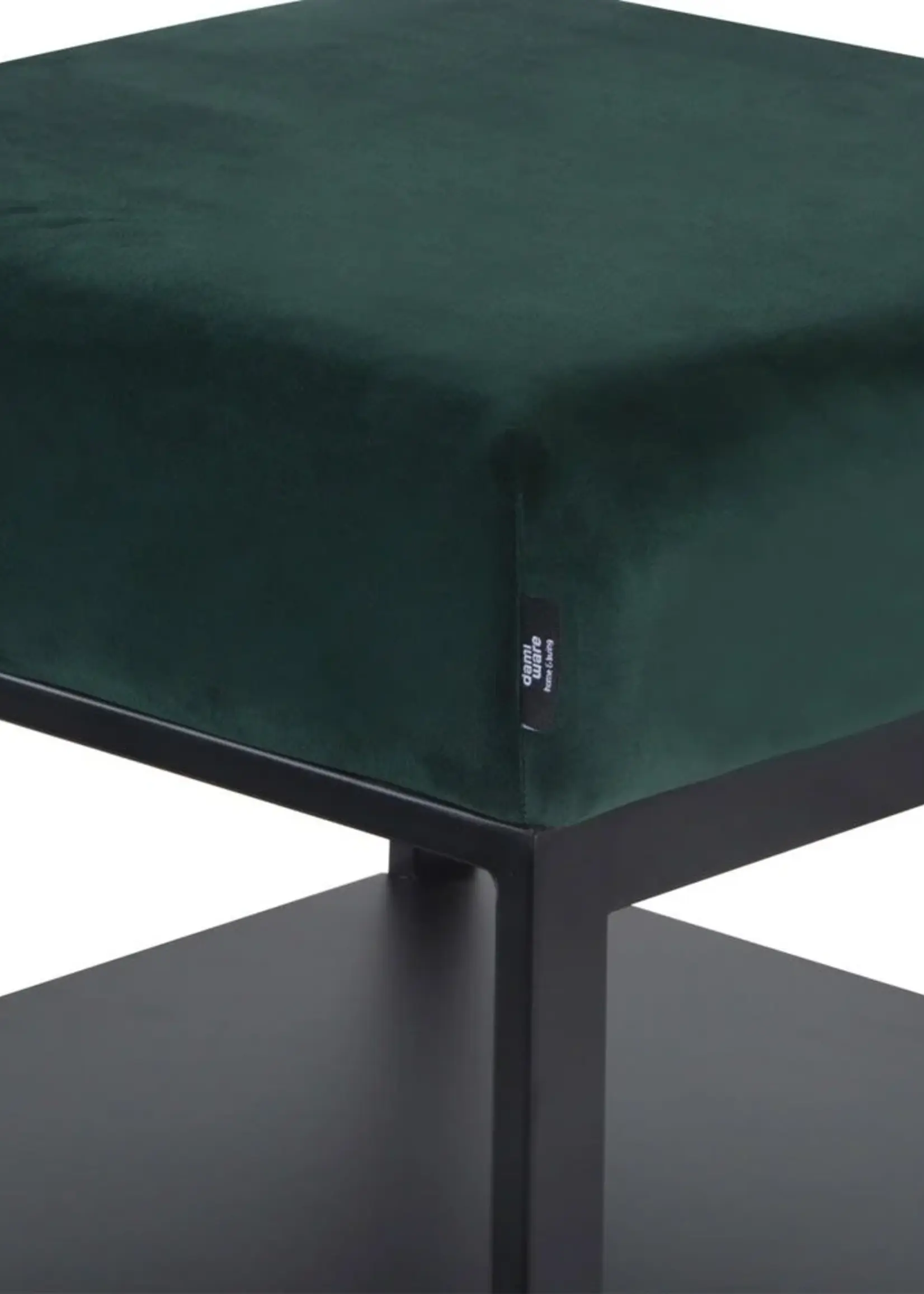 Dami iving Neventafel met de nachtkastje Velvet Otto - Velvet donkergroen