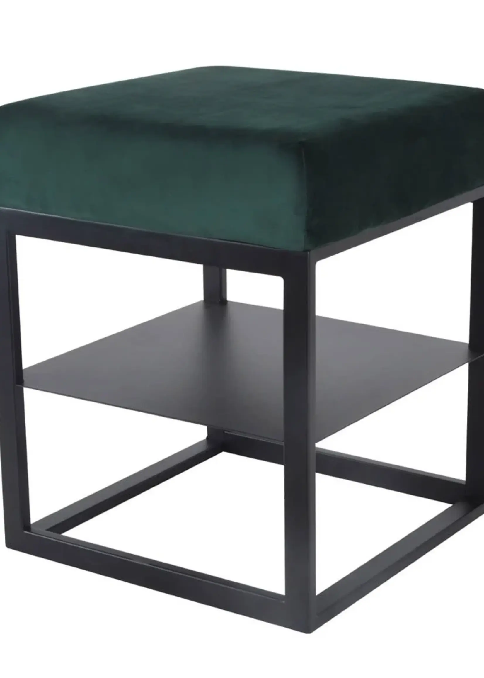 Dami iving Neventafel met de nachtkastje Velvet Otto - Velvet donkergroen