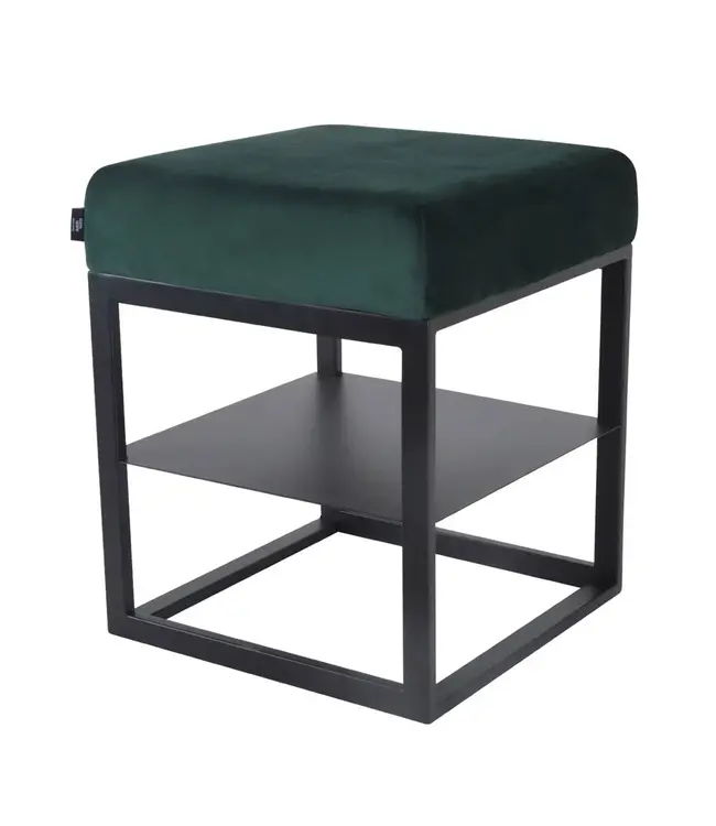 Dami iving Neventafel met de nachtkastje Velvet Otto - Velvet donkergroen
