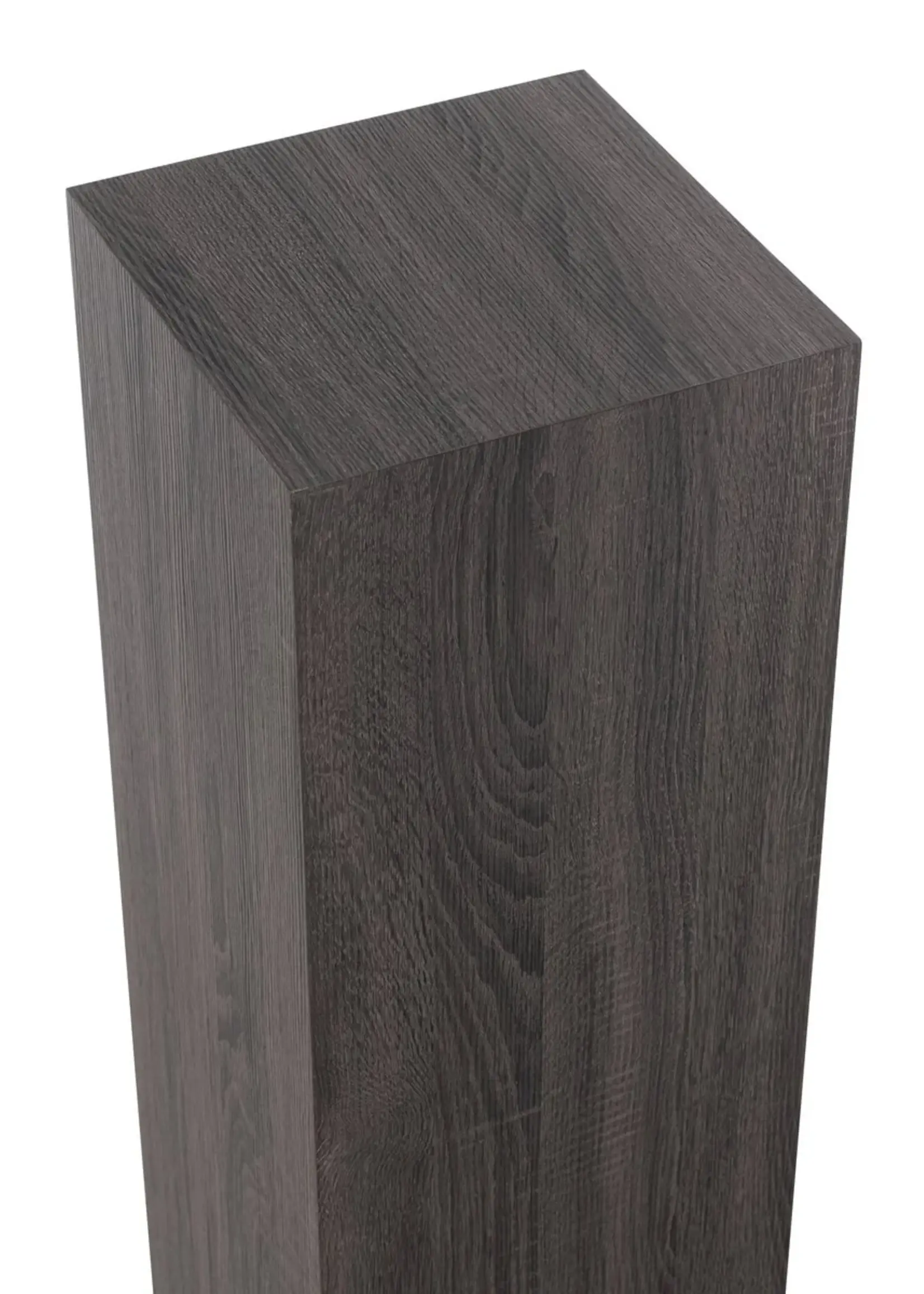 J-line  J-Line Sokkel Rechthoekig Grijs Mdf/Fineer Medium