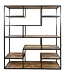 Veer carpets Vakkenkast Huub Hout 175 x 145 cm - Roomdivider
