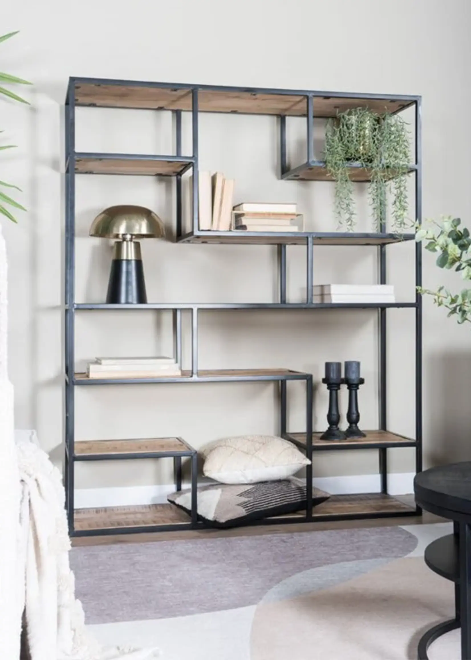 Veer carpets Vakkenkast Huub Hout 175 x 145 cm - Roomdivider