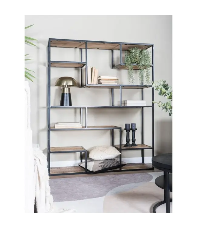 Veer carpets Vakkenkast Huub Hout 175 x 145 cm - Roomdivider