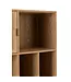 J-line  J-Line Kast Vakken Mdf/Metaal Naturel/Zwart