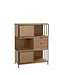 J-line  J-Line Compartimenten kast - hout/ metaal - naturel