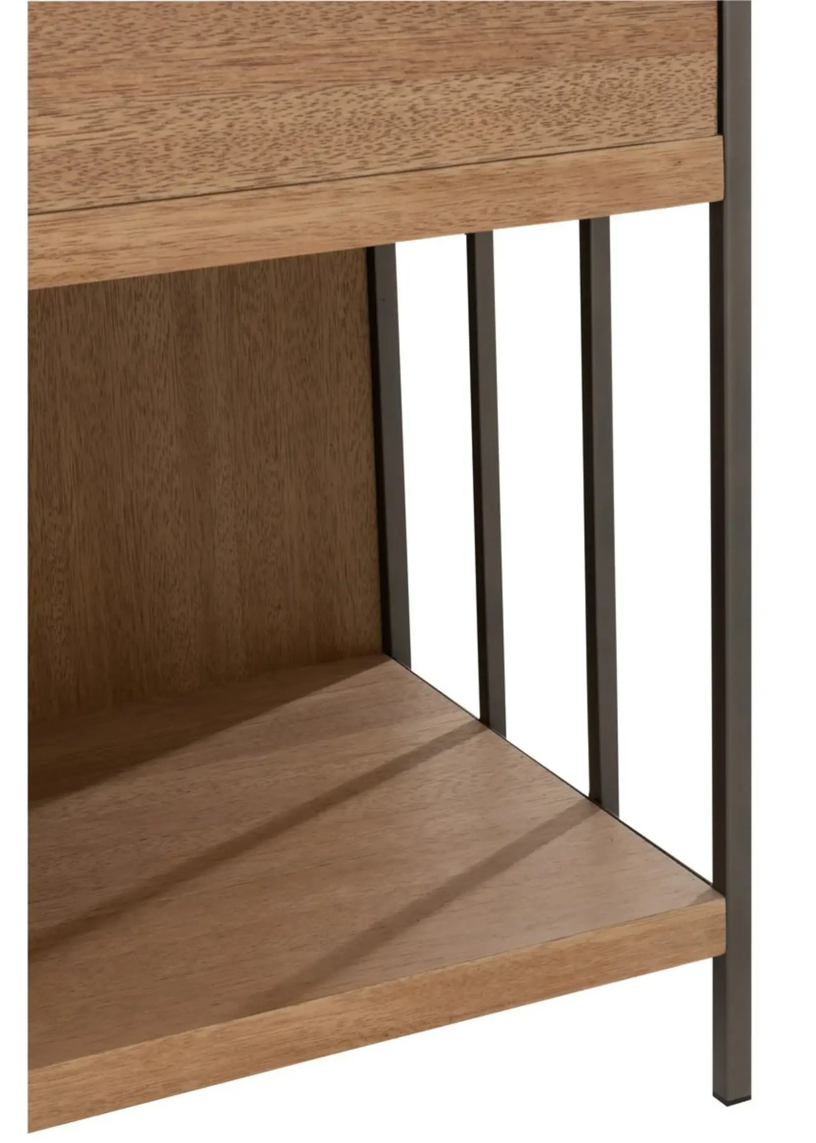 J-line  J-Line Compartimenten kast - hout/ metaal - naturel