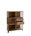J-line  J-Line Compartimenten kast - hout/ metaal - naturel