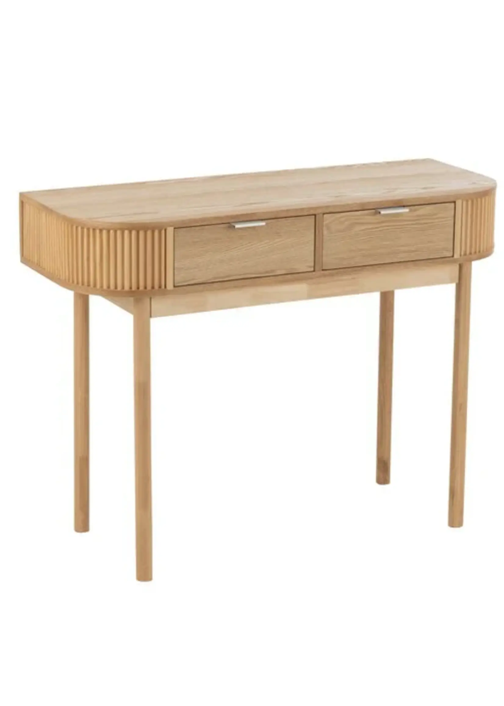 J-line  J-Line console Rond - dennenhout - naturel