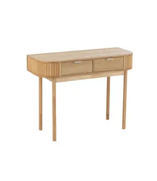 J-line  J-Line console Rond - dennenhout - naturel