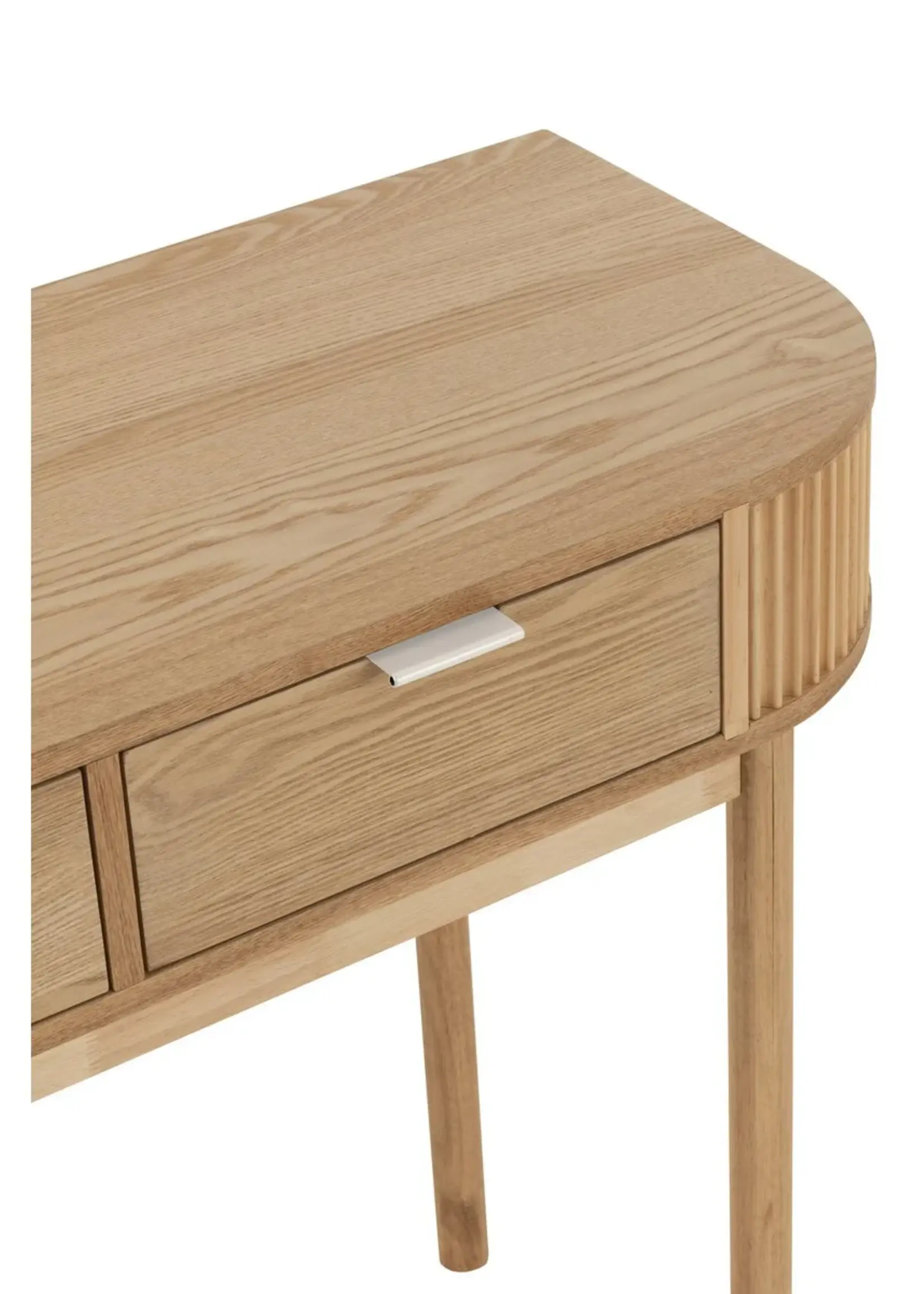 J-line  J-Line console Rond - dennenhout - naturel